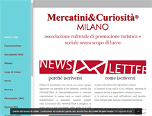 Tablet Screenshot of mercatiniecuriosita.com